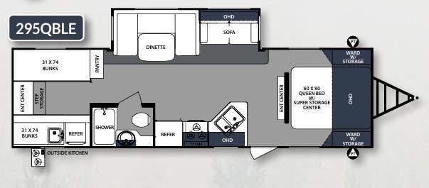 View 2017 Forest River Surveyor 295QBLE complete specs and manufacturer brochures