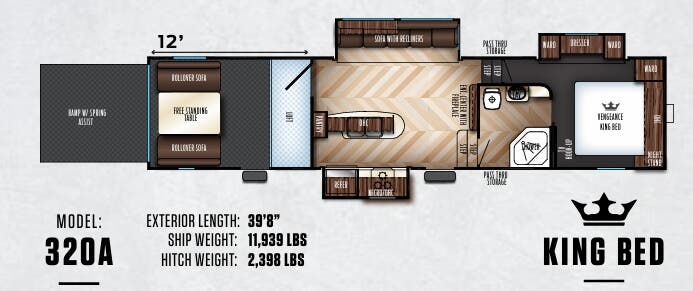 View 2017 Forest River Vengeance 320A complete specs and manufacturer brochures