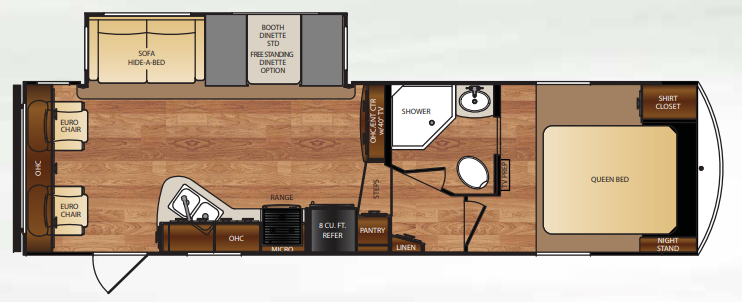 View 2017 Forest River Wildcat 27RL complete specs and manufacturer brochures