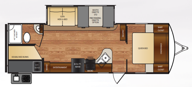 View 2017 Forest River Wildcat 281DBK complete specs and manufacturer brochures
