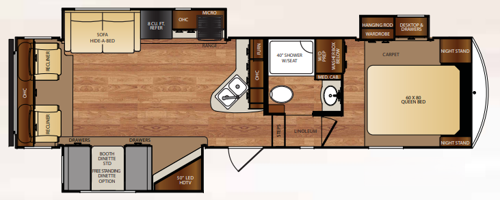 View 2017 Forest River Wildcat 28SGX complete specs and manufacturer brochures