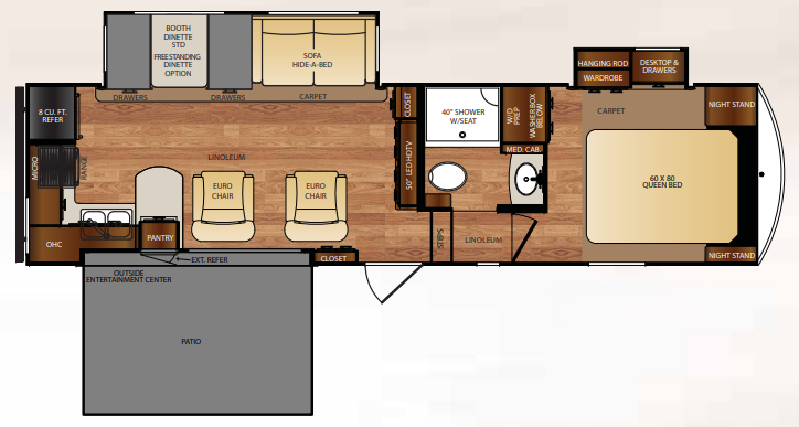 View 2017 Forest River Wildcat 29RKP complete specs and manufacturer brochures