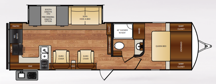 View 2017 Forest River Wildcat 301RES complete specs and manufacturer brochures
