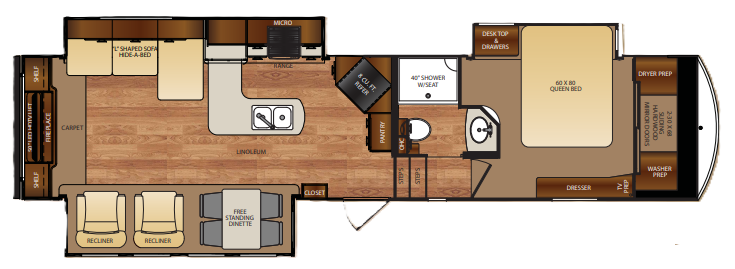 View 2017 Forest River Wildcat 327RE complete specs and manufacturer brochures