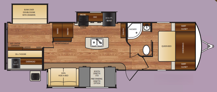 View 2017 Forest River Wildcat 343BIK complete specs and manufacturer brochures