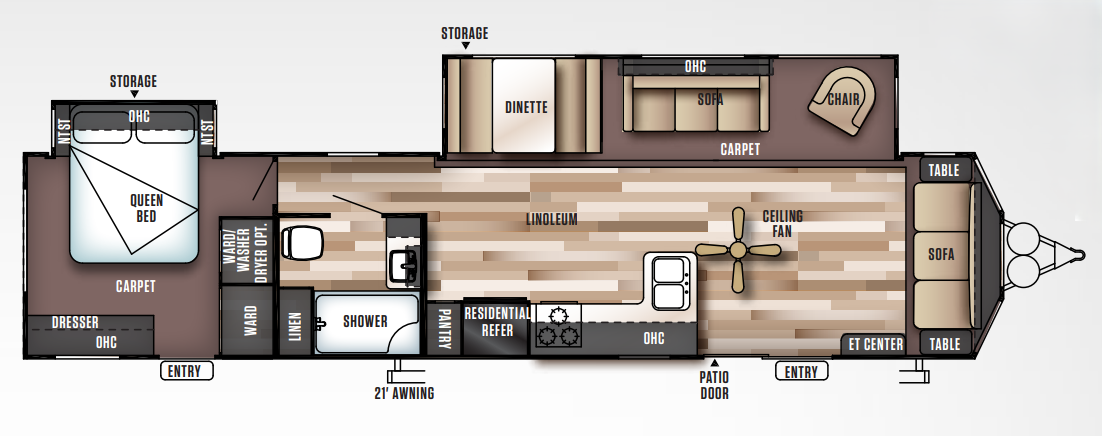 View 2017 Forest River Wildwood DLX 39FDEN complete specs and manufacturer brochures