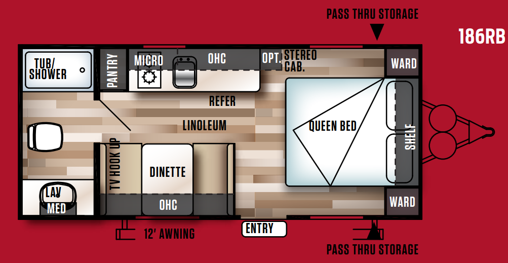 View 2017 Forest River Wildwood X-Lite FSX 186RB complete specs and manufacturer brochures