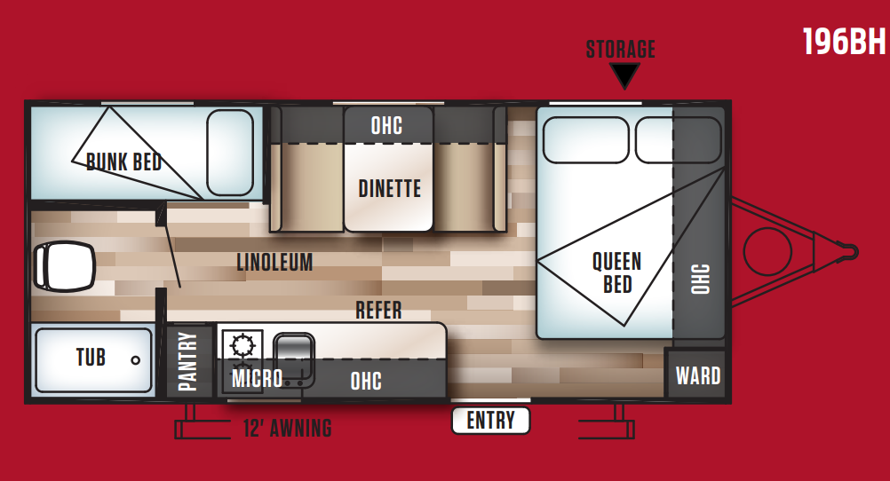 View 2017 Forest River Wildwood X-Lite FSX 196BH complete specs and manufacturer brochures