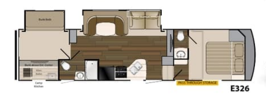 View 2017 Heartland ElkRidge Xtreme Light E 326 complete specs and manufacturer brochures