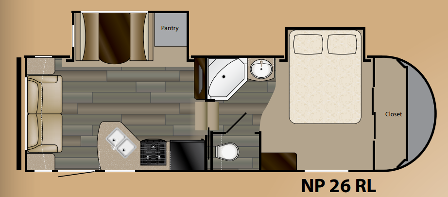 View 2017 Heartland North Peak 26 RL complete specs and manufacturer brochures