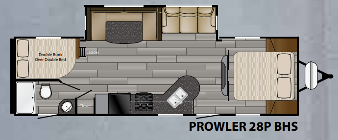 View 2017 Heartland Prowler 28P BHS complete specs and manufacturer brochures
