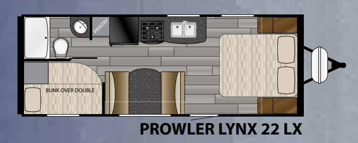 View 2017 Heartland Prowler Lynx 22LX complete specs and manufacturer brochures