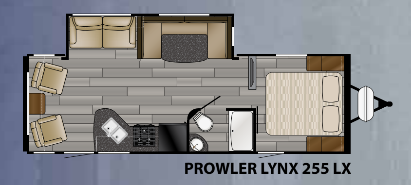 View 2017 Heartland Prowler Lynx 255LX complete specs and manufacturer brochures
