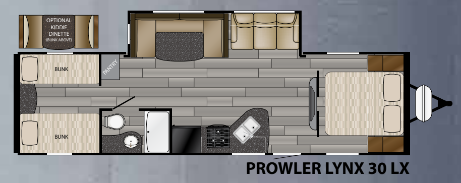 View 2017 Heartland Prowler Lynx 30LX complete specs and manufacturer brochures