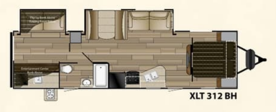 View 2017 Heartland Sundance XLT 312BH complete specs and manufacturer brochures