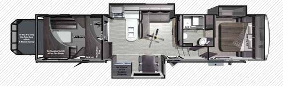 View 2017 Highland Ridge Highlander HF39RGL complete specs and manufacturer brochures