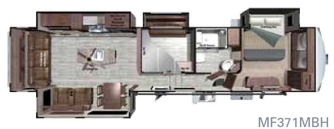 View 2017 Highland Ridge Mesa Ridge MF371MBH complete specs and manufacturer brochures