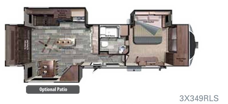 View 2017 Highland Ridge Open Range 3X 3X349RLS complete specs and manufacturer brochures