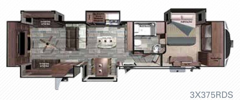 View 2017 Highland Ridge Open Range 3X 3X375RDS complete specs and manufacturer brochures