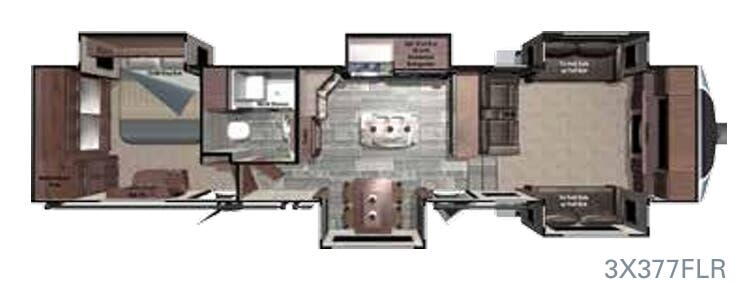 View 2017 Highland Ridge Open Range 3X 3X377FLR complete specs and manufacturer brochures