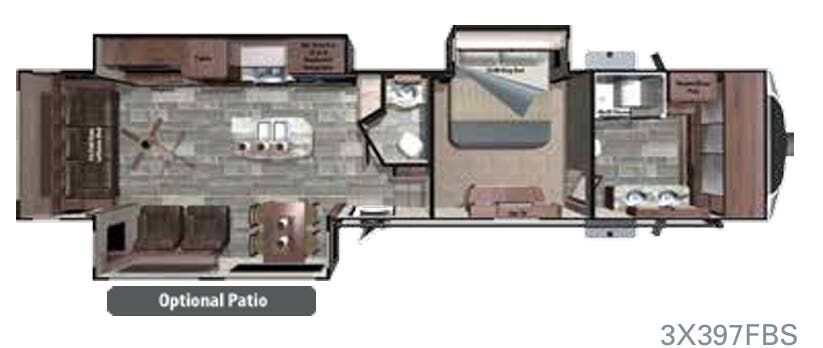 View 2017 Highland Ridge Open Range 3X 3X397FBS complete specs and manufacturer brochures