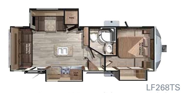 View 2017 Highland Ridge Open Range Light LF268TS complete specs and manufacturer brochures