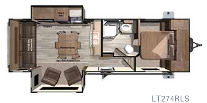 View 2017 Highland Ridge Open Range Light LT274RLS complete specs and manufacturer brochures