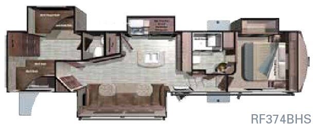 View 2017 Highland Ridge Open Range Roamer RF374BHS complete specs and manufacturer brochures