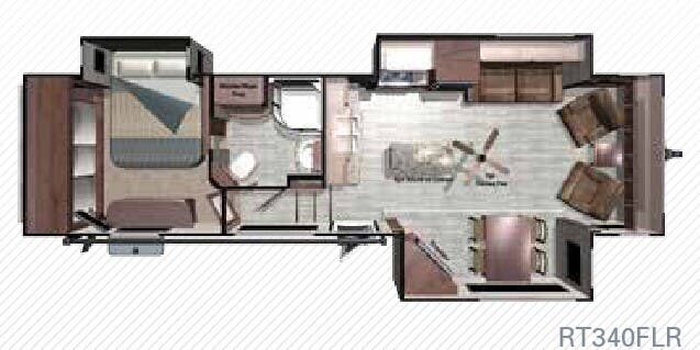 View 2017 Highland Ridge Open Range Roamer RT340FLR complete specs and manufacturer brochures