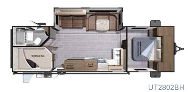 View 2017 Highland Ridge Open Range Ultra Lite UT2802BH complete specs and manufacturer brochures