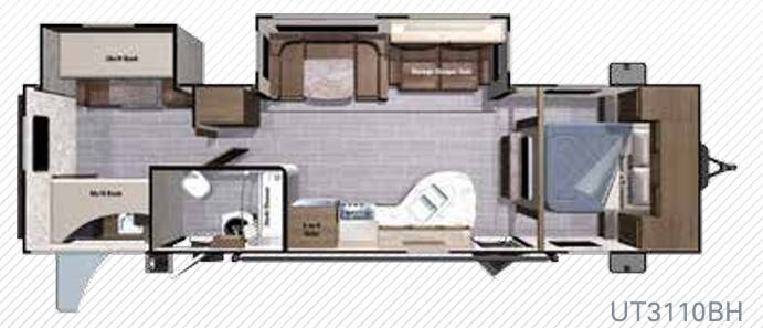 View 2017 Highland Ridge Open Range Ultra Lite UT3110BH complete specs and manufacturer brochures
