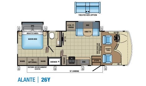 View 2017 Jayco Alante 26Y complete specs and manufacturer brochures