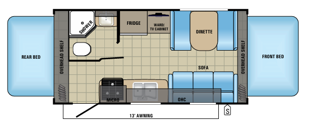 View 2017 Jayco Jay Feather X19H complete specs and manufacturer brochures