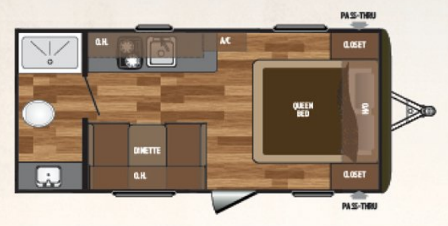 View 2017 Keystone Hideout LHS Mini 178LHS complete specs and manufacturer brochures