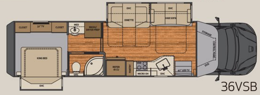 View 2017 Renegade RV Verona 36VSB complete specs and manufacturer brochures