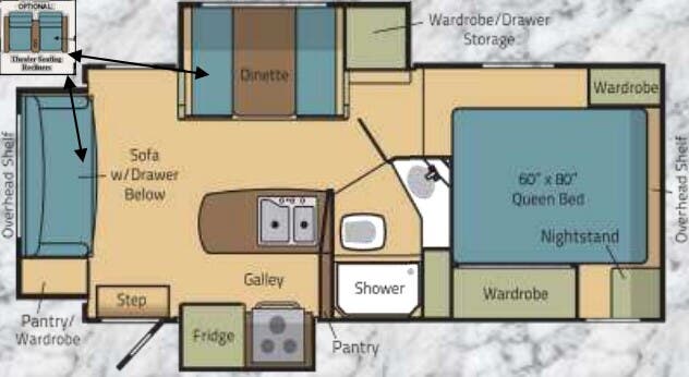 View 2018 Adventurer Eagle Cap 1165 complete specs and manufacturer brochures
