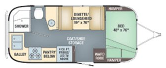 View 2018 Airstream Flying Cloud 20FB complete specs and manufacturer brochures