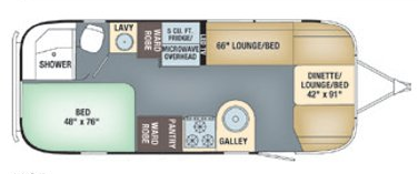 View 2018 Airstream Flying Cloud 23CB complete specs and manufacturer brochures