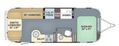 View 2018 Airstream Flying Cloud 25FB complete specs and manufacturer brochures