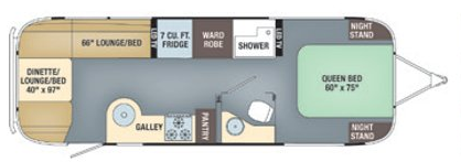 View 2018 Airstream Flying Cloud 27FB complete specs and manufacturer brochures