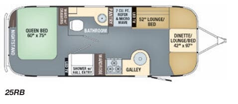 View 2018 Airstream International Serenity 25RB complete specs and manufacturer brochures
