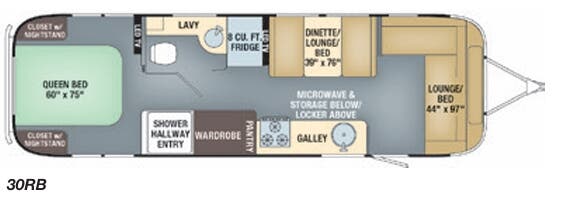 View 2018 Airstream International Serenity 30RB complete specs and manufacturer brochures