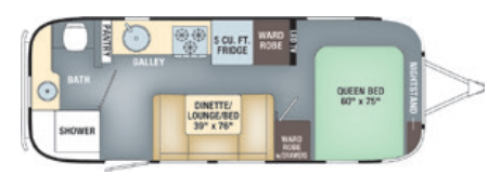 View 2018 Airstream International Signature 23FB complete specs and manufacturer brochures