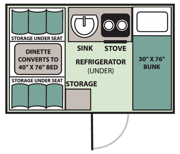 View 2018 Aliner Ranger 10 Bunk complete specs and manufacturer brochures