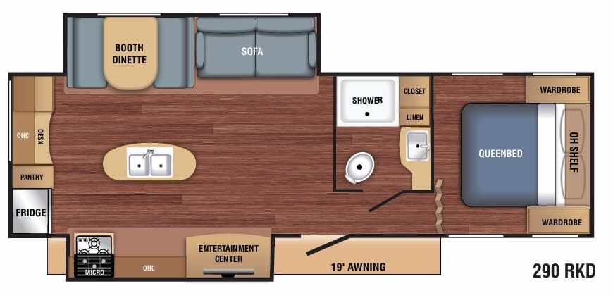 View 2018 Braxton Creek BX 290RKD complete specs and manufacturer brochures