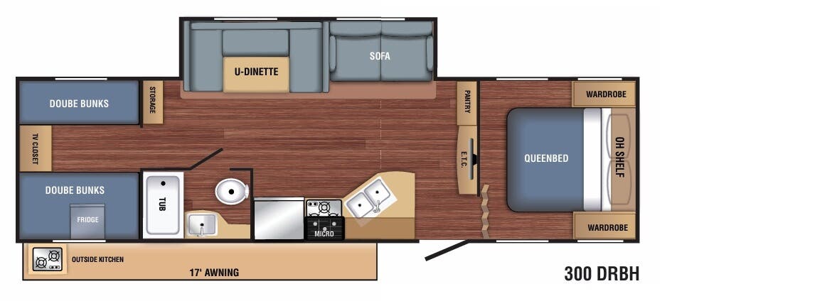 View 2018 Braxton Creek BX 300DRBH complete specs and manufacturer brochures