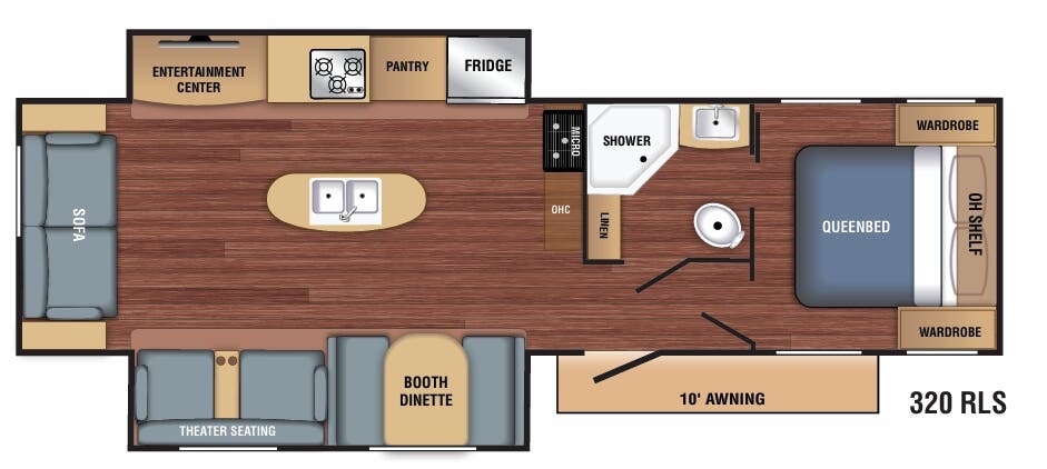 View 2018 Braxton Creek BX 320RLS complete specs and manufacturer brochures
