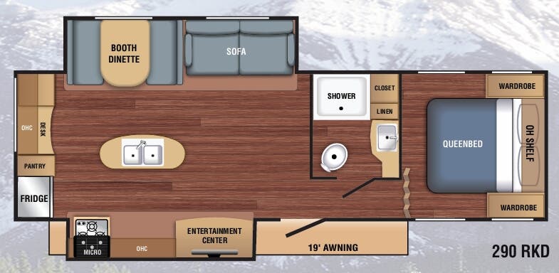 View 2018 Braxton Creek LX 290RKD complete specs and manufacturer brochures