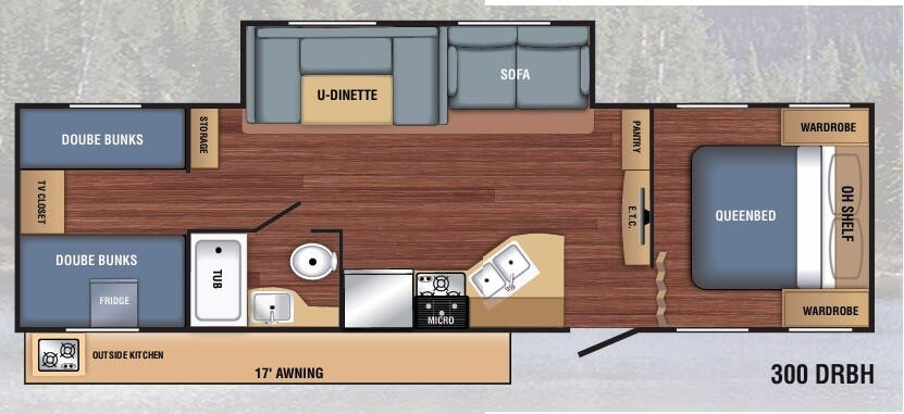 View 2018 Braxton Creek LX 300DRBH complete specs and manufacturer brochures