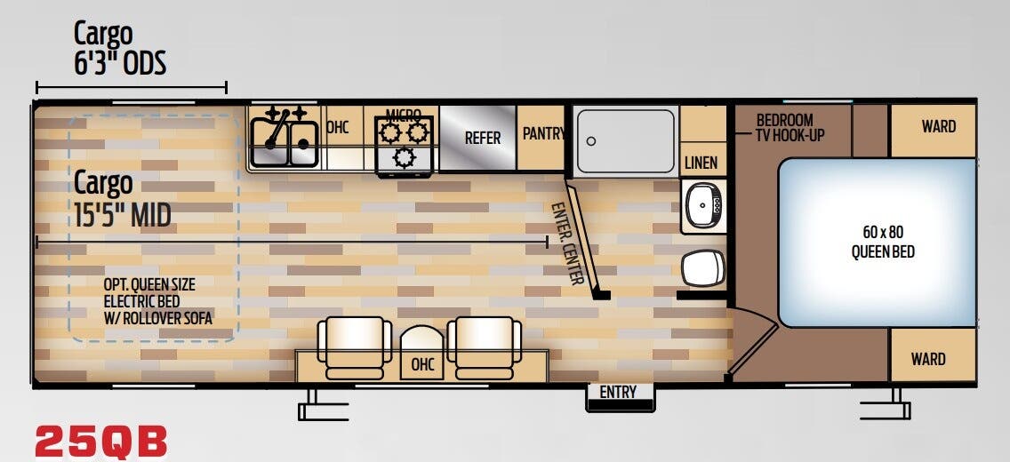 View 2018 Coachmen Adrenaline 25QB complete specs and manufacturer brochures